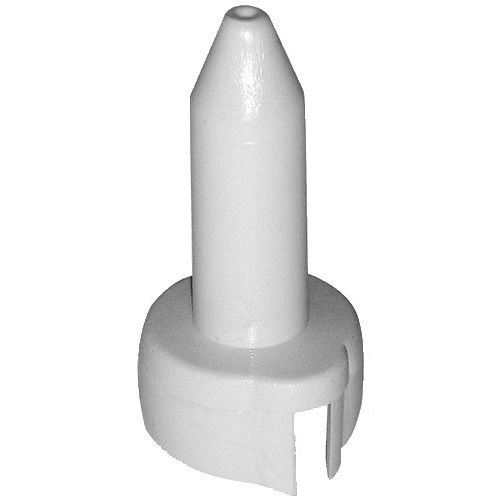 Fourreau plastique blanc pour paumelle universelle - MONIN - M-789032 pas cher Principale L