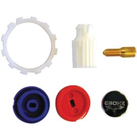 Kit de fixations de poignée Grohe pour croisillon treflor chromé - 45123-000 photo du produit Principale M