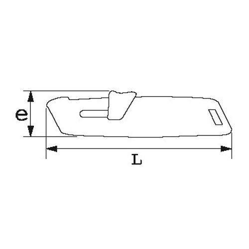 Couteau rétractable alliage léger - SAM OUTILLAGE - 378-8 pas cher Secondaire 1 L