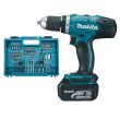 Perceuse-visseuse 18V Makita DDF453RFX1 + 2 batteries 3 Ah + chargeur + coffret avec accessoires photo du produit