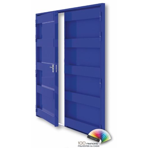 Bloc-porte MENTHA ECO 1 point 2 vantaux cylindre 5G droite photo du produit