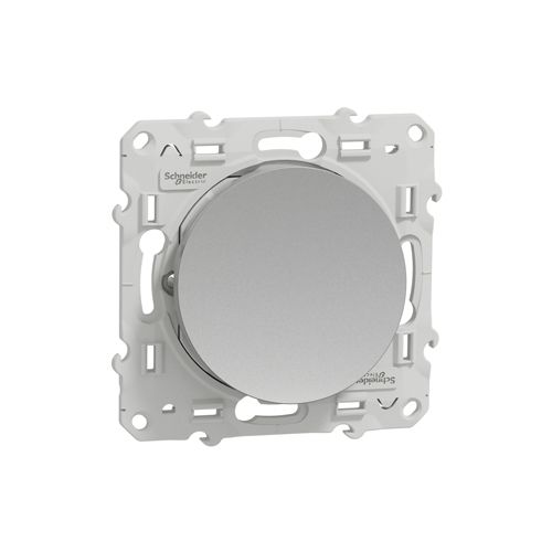 Bouton-poussoir ODACE 10 A à vis aluminium 50 / 60 Hz - SCHNEIDER ELECTRIC - S530206 pas cher Secondaire 1 L