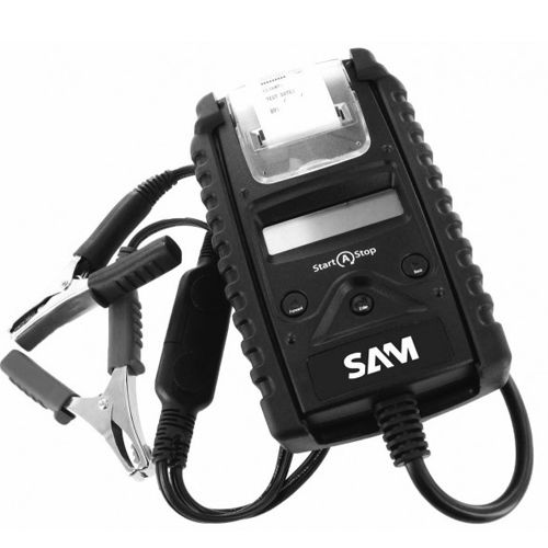 Testeur de batteries ''Start and stop'' avec imprimante - SAM OUTILLAGE - 913-30 pas cher