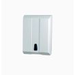 Distributeur essuie-mains pli&eacute;s ABS blanc - CARLIMPEX - 080173BL pas cher
