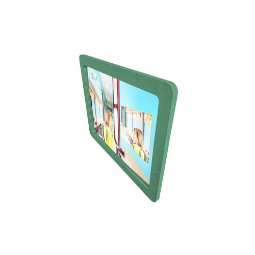 Miroir sanitaire plat 280x360mm vert - SOCOMIX - MP 43-LUX VERT pas cher Secondaire 3 L