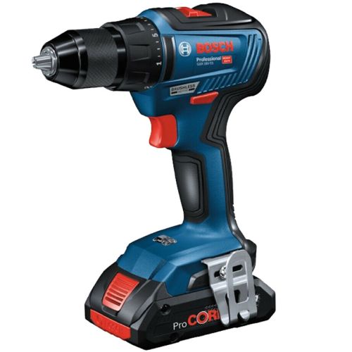 Perceuse-visseuse 18 V GSR 18V-55 Professional + 2 batteries Procore 4 Ah + chargeur + coffret L-BOXX BOSCH 06019H5204 photo du produit Secondaire 2 L
