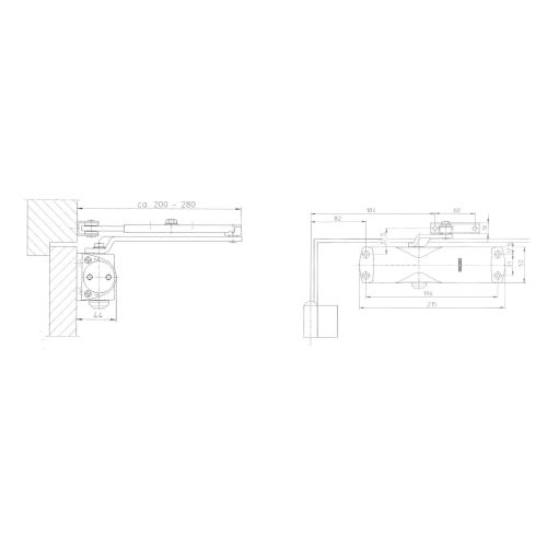 Ferme-porte TS 1000 - GEZE - 101 765 pas cher Secondaire 1 L