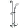 Barre de douche 600 mm IDEALRAIN avec douchette 80 mm et flexible 1750 mm IDEAL STANDARD B9503AA photo du produit