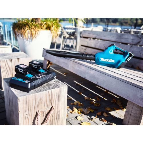 Souffleur 36 V Li-ion 13,4 m³/min + 4 batteries + chargeur rapide MAKITA DUB362PT4 photo du produit Secondaire 7 L