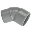 Coude PVC Mâle Femelle 45° D32 WAVIN 3026048 photo du produit