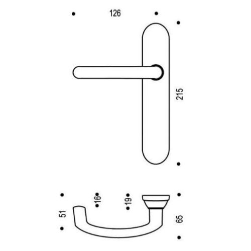 Ensemble sur plaques Alto bec de cane chrom&eacute; velours - VACHETTE - 059231 pas cher Secondaire 1 L