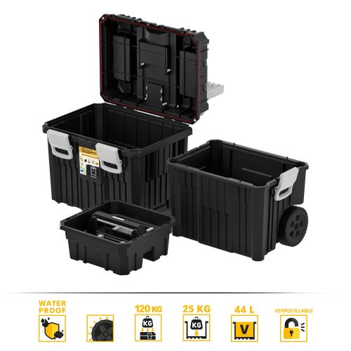 Caisse de transport AccessBox-4425 44 l PEUGEOT OUTILLAGE 250700 photo du produit Secondaire 1 L