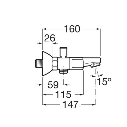 M&eacute;langeur bain-douche BRAVA mural avec raccords - ROCA - A5A018EC0F pas cher Secondaire 2 L