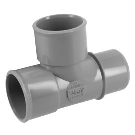 T&eacute; pied de biche simple Nicoll m&acirc;le femelle 87&deg; D50/32 - TJ38 pas cher Principale M