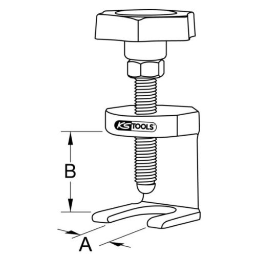 Extracteur d'essuie-glace type 1 M8 x 45 mm KS TOOLS 700.1193 photo du produit Secondaire 1 L