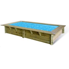 Piscine AZURA Ubbink 200x350 H 71 cm liner bleu 50/100 + épurateur - 7504791 photo du produit Principale M