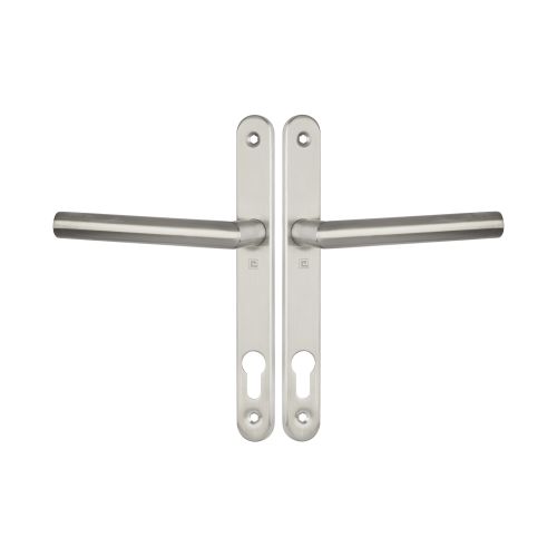 Ensemble 1394 entraxe 92mm sur plaque étroite clé I inox brossé - HERACLES - B-INOX-PE06 pas cher