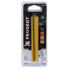 Jeu de 12 lames à chantourner Peugeot outillage 127 x 1,15 x 0,45 mm 8TPI - 803288 photo du produit Principale M