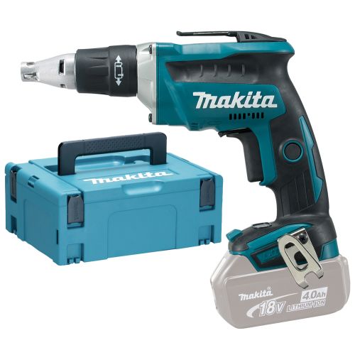Visseuse plaque de plâtre LXT 18 V (sans batterie ni chargeur) + coffret MAKPAC MAKITA DFS452ZJ photo du produit