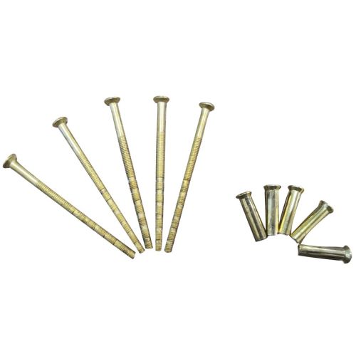 Vis reliure M4 recoupable 30 - 65 mm avec douille M4 x 22 laiton poli sachet de 5 HERACLES ACC-VR-3065LP photo du produit Principale L
