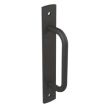 Poignée plate en applique Roc Design acier finition noir MANTION RD-6B photo du produit