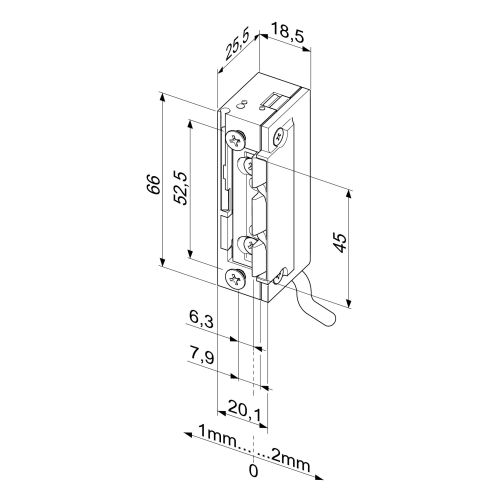 G&acirc;che &eacute;lectrique 138 05 Profix 2 &eacute;tanche sans t&ecirc;ti&egrave;re 24 V EFF-EFF 138W.13-----F91 photo du produit Secondaire 1 L