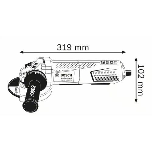 Meuleuse d'angle GWS 15-125 CIEPX en boîte carton BOSCH 0601796306 photo du produit Secondaire 2 L