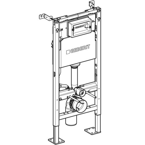 Bâti-support DUOFIX pour WC suspendu 112cm avec réservoir à encastrer Delta 12cm autoportant - GEBERIT - 457.565.00.3 pas cher Secondaire 3 L