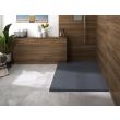 Receveur de douche KINEROCK 100x80 anthracite recoupable bonde petit côté KINEDO RD951A photo du produit Secondaire 3 S