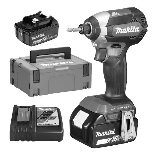 Visseuse à chocs LXT 18V + 2 batteries 3Ah + chargeur rapide + coffret MAKPAC - MAKITA - DTD153RFJ pas cher