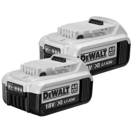 Pack de 2 batteries 18 V - 4.0 Ah Li-Ion XR DCB182 - DEWALT pas cher Principale M