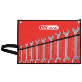 Jeu de 9 clés à fourches KS Tools métriques - en trousse 3,2 à 19 mm - 517.1121 photo du produit Principale M