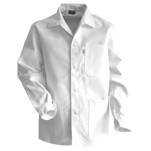 Veste de peintre ROULEAU coton sergé blanche T.5=XL - LMA LEBEURRE - 200244-T5 pas cher