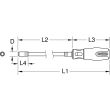 Tournevis Ergotorque flexible 500 x 5 mm KS TOOLS 911.1175 photo du produit Secondaire 1 S