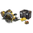 Scie circulaire 54 V XR FLEXVOLT + 2 batteries 9 Ah + chargeur + coffret TSTAK DEWALT DCS579X2-QW photo du produit