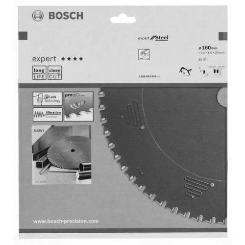 Lame de scie circulaire pour l'acier 355 x 25,4 x 2,2mm 80 dents - BOSCH EXPERT - 2608643062 pas cher Secondaire 1 L