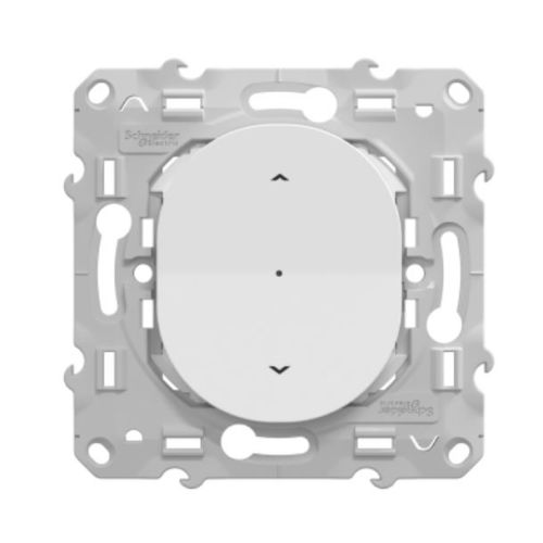 Interrupteur m&eacute;canisme OVALIS blanc 4 A zigbee pour volet roulant - SCHNEIDER ELECTRIC - S320567W pas cher Secondaire 1 L
