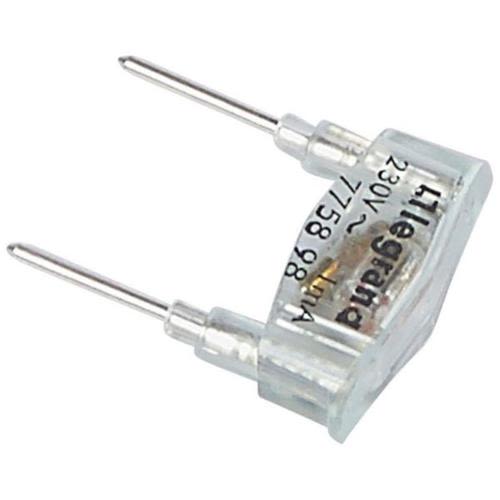 Lampe de rechange PLEXO orange 230 V 1 mA pour voyant LEGRAND 069498 photo du produit Principale L