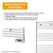 OCCASION Radiateur sèche-serviettes électrique ATOLL SPA+AIR connecté 500 W - ACOVA - TSL-050-050/IFS pas cher Secondaire 1 S