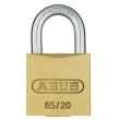 Cadenas 20mm laiton s’entrouvrant - ABUS - 65/20 KA 6201 pas cher