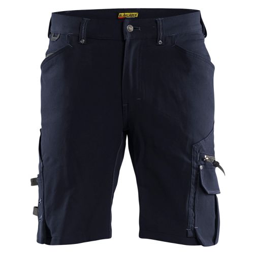 Short de travail X1900 Stretch 4D marine foncé/noir T38 - BLÅKLÄDER - 198716448699C44 pas cher