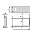 Collier de grille 60 x 156 mm VIRO VIR677 photo du produit Secondaire 1 S