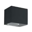 Applique murale UGNI GU10 x 1 gris anthracite rectangulaire MIIDEX LIGHTING 70033 photo du produit