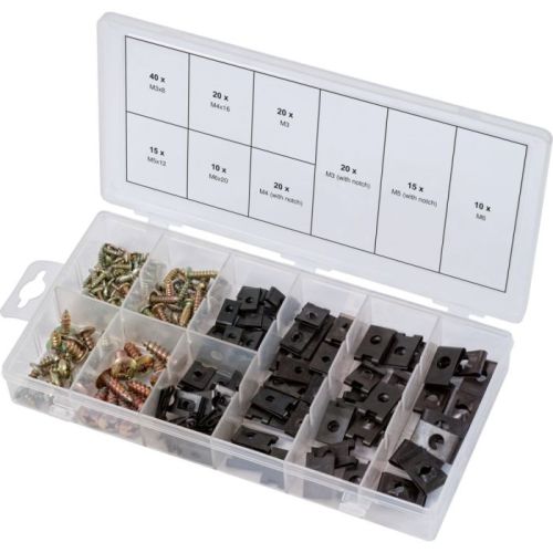 Assortiment de vis et d'écrous cage 170 pièces KS TOOLS 970.0530 photo du produit