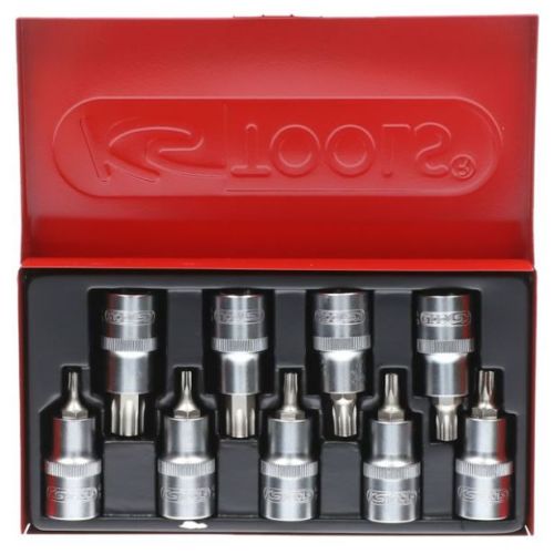 Coffret de 9 douilles tournevis 1/2 '' percé T20 à T60 KS TOOLS 922.1802 photo du produit