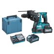 Perforateur SDS Plus 40 V + 2 batteries XGT 4 Ah + chargeur + coffret MAKPAC MAKITA HR002GM202 photo du produit