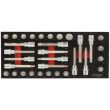 Module de douilles tournevis ULTIMATE 1/2 '' 32 pièces KS TOOLS 713.5009 photo du produit