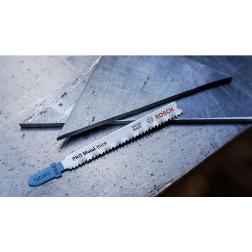 100 lames de scie sauteuse PRO T121GFC BIM flexible m&eacute;tal 92 mm pas 2 mm BOSCH 2608655112 photo du produit Secondaire 3 L