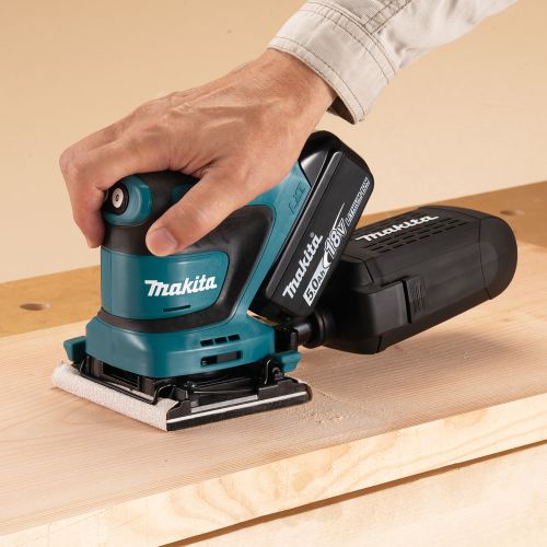 Ponceuse vibrante LXT 18 V (sans batterie ni chargeur) en boite carton MAKITA DBO480Z photo du produit Secondaire 12 L