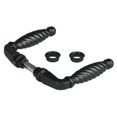 Béquille double carré 8 mm zamak noir LOCINOX P00003018 photo du produit